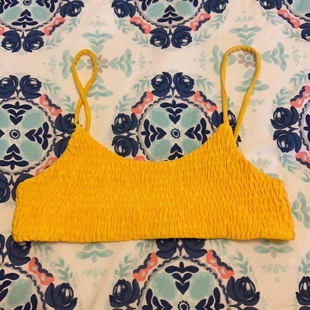 Yellow Bikini Top